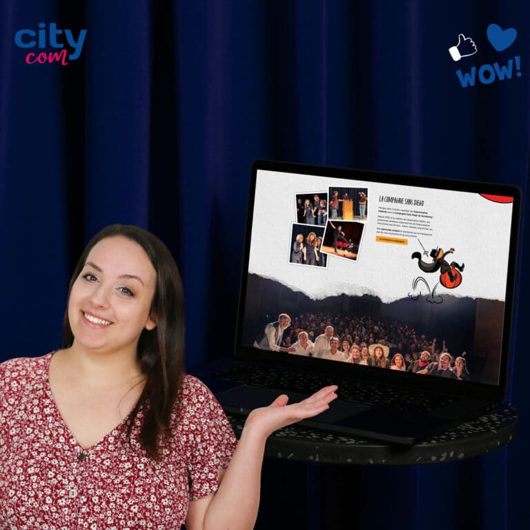 Création de site internet par notre agence publicitaire à Sarrebourg : La Compagnie de théâtre Sans Diego