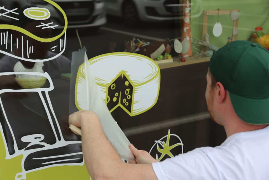 Pose sticker sarrebourg