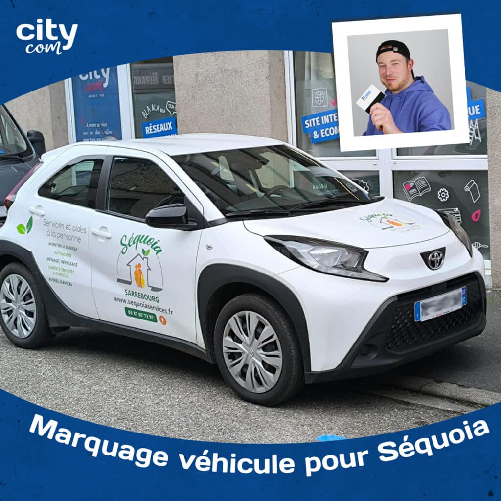 Marquage Véhicule 4 Marquage véhicule à Sarrebourg pour Sequoia