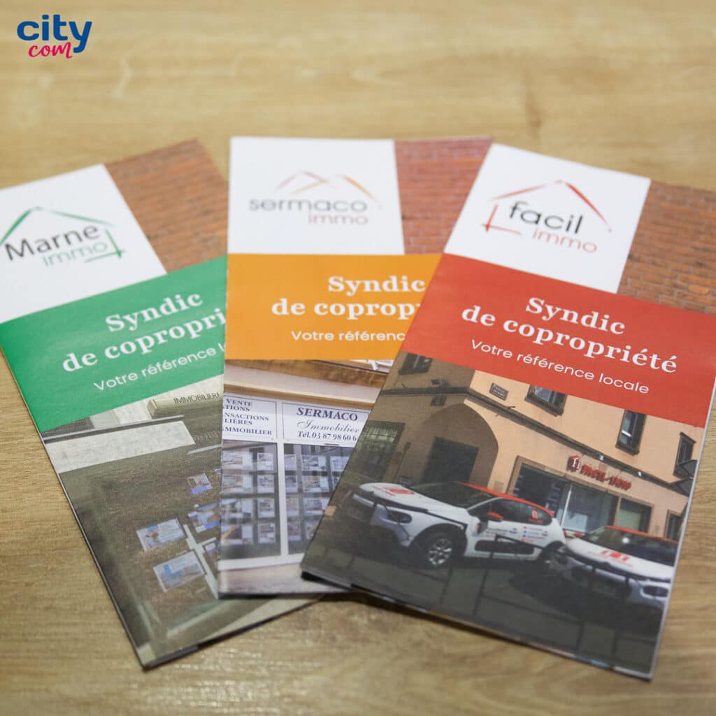 Dépliant à Sarrebourg pour Facil Immo