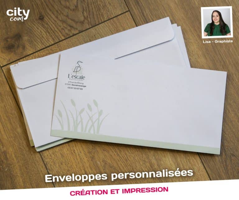Les 5 Avantages CITY COM pendant la crise 12 Enveloppes personnalisées pour L'escale restaurant à Gondrexange