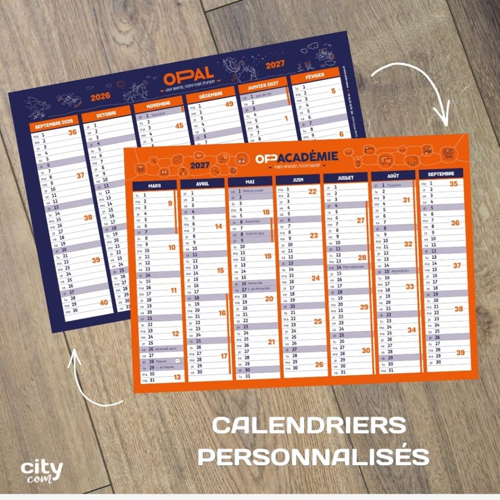 impression calendriers personnalisés Sarrebourg